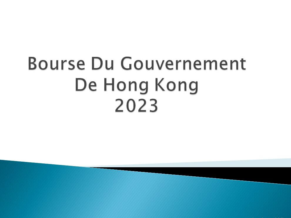 Bourse Du Gouvernement De Hong Kong 2023